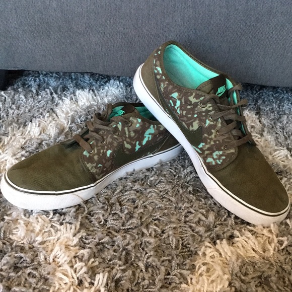 nike air force ones olive green